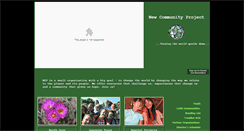 Desktop Screenshot of newcommunityproject.org