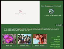 Tablet Screenshot of newcommunityproject.org